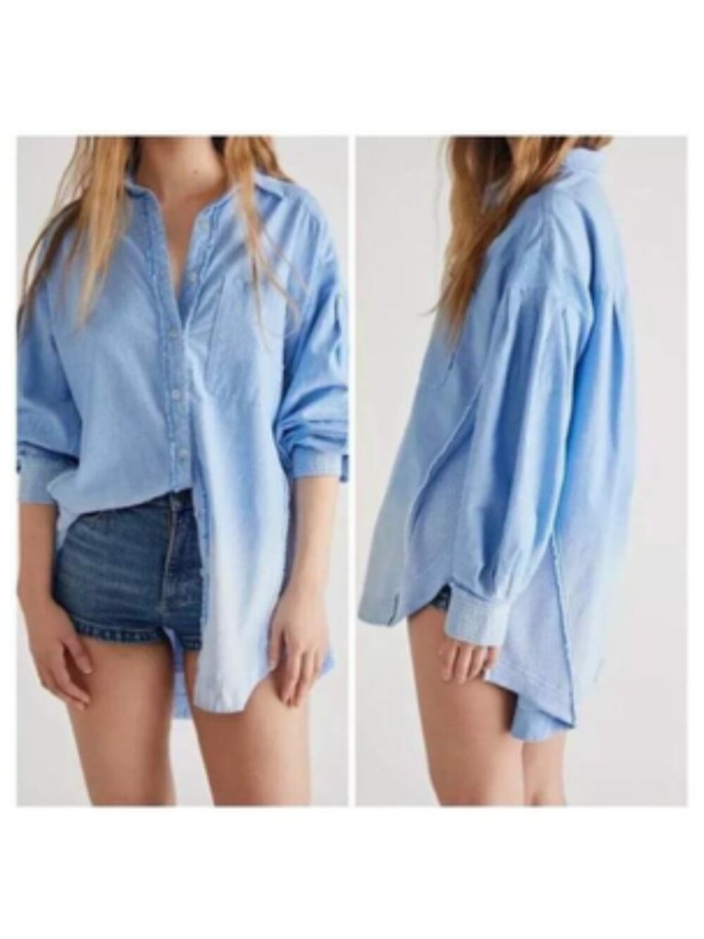 We The Free - Oversized Button Down Shirt
